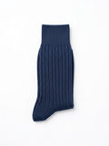 Mercerized Ribbed Cotton Socks